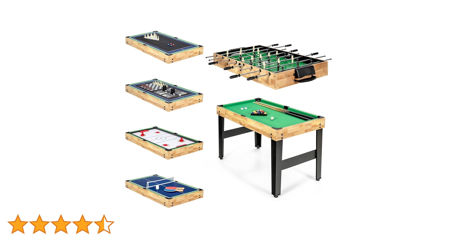 Amazon.co.jp: GYMAX マルチゲームテーブル 10イン1コンボゲーム